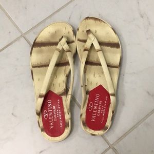 Authentic Valentino flip flops